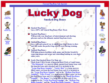 Tablet Screenshot of luckydogbones.com